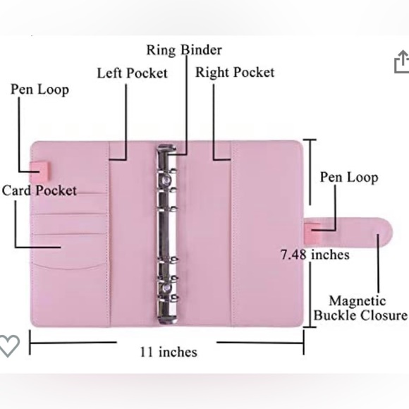 Brand New/Unused Budget Binder with Label Stickers - Picture 4 of 15